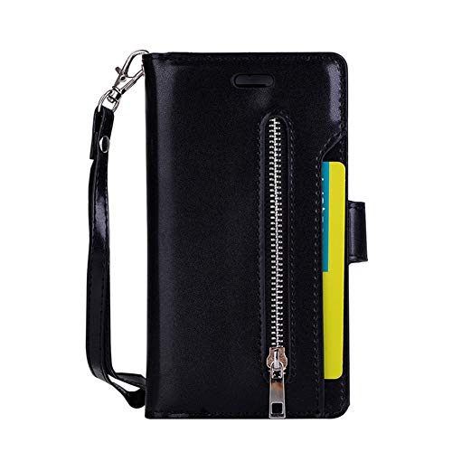 Kompatibel mit Galaxy A5 2017 Leder Tasche Brieftasche Flip Wallet Schutzhülle,Vintage PU Kunstleder Handytasche Handyhülle Flip Cover mit Magnetverschluss und Kartenfach für Galaxy A5 2017