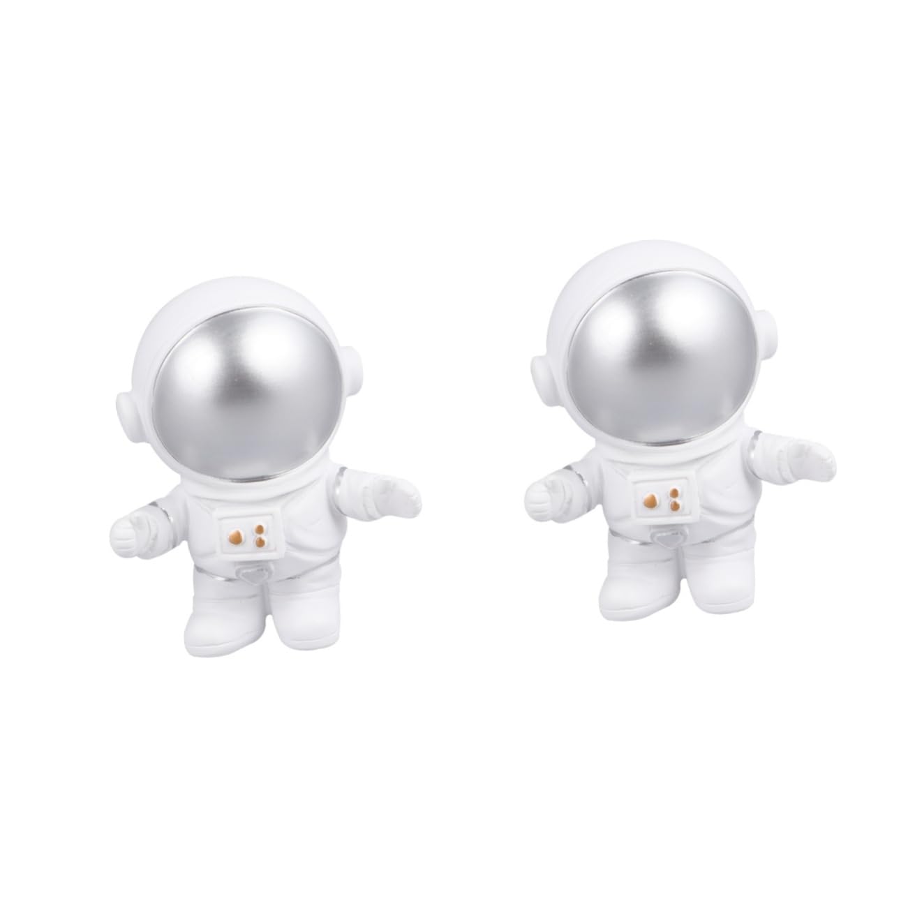 UPKOCH 2stücke Astronauten Kuchen Dekoration Aus Resin Für Geburtstagsfeiern Adorable Car Ornament Tortendeko Für Raumfahrt-themen Stilvolle Tablett Und Party-dekoration