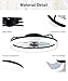 AQUBT Ceiling Fans with Lights and Remote, 20