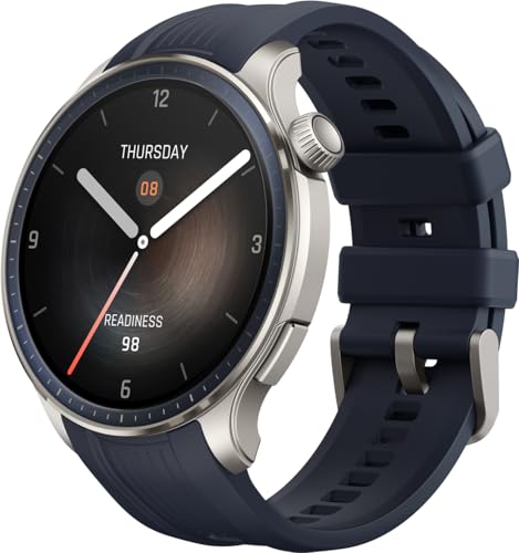 Image of Amazfit Balance - AI Smartwatch, Fitness Coach, Sleep & Health Tracker with Body Composition, 1.5 inch AMOLED Display, BT Calling, Alexa Built-in, Dual-Band GPS,14-Day Battery (Deep Sea) (Special Edition)