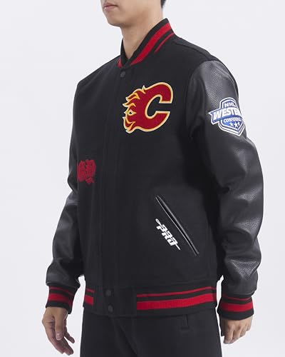 Image of Pro Standard Mens NHL Old English Varsity Jacket