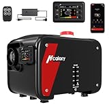 Diesel Heater 8KW, HBH1S 12V Parking Diesel Air Heater All in One with App Control, 10-Temperature Settings, Auto Start-Stop and Fast Heating, 110V AC & 12V 24V DC, for Car, RV, Campers