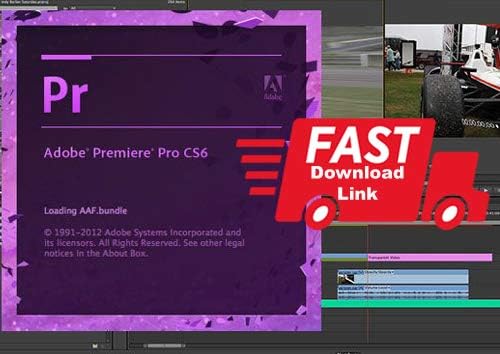 Adobe Premiere Pro CS6 - Windows Download Version For Windows 7, 8 ,10 & Vista Download Link