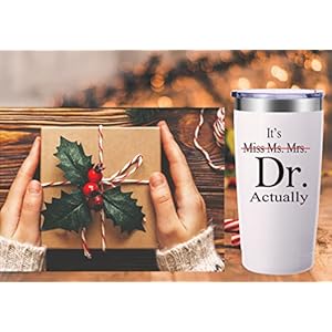 AMZUShome It's Miss Ms Mrs Dr Actually Travel Mug Tumbler.Doctor,Doctor Retirement,Medical School Graduation Gifts.Appreciation,Birthday,Christmas Gifts for Doctors,MD,Med.(20oz White) AMZUShome Its Miss Ms Mrs Dr Actually Travel Mug TumblerDoctorDoctor RetirementMedical School Graduation GiftsAppreciationBirthdayChristmas Gifts for DoctorsMDMed20oz White