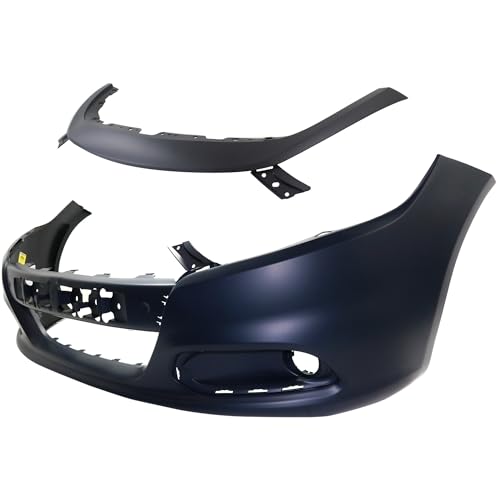 Garage-Pro Bumper Cover SET Compatible with Dodge Dart 2013-2016 Primed Front, Upper