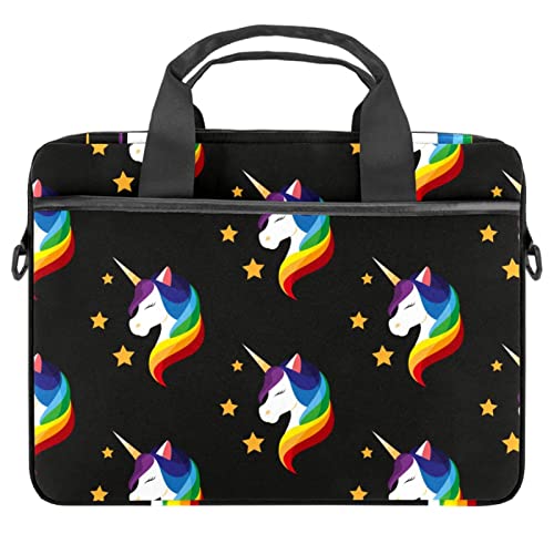 Sac ordinateur 13,3 pouces motif licorne sacoche bandoulière 14,5 pouces