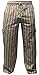 Shopoholic Fashion Men Cotton Trouser Nepalese Striped Relax Fit Boho Cargo Pants (Green,M)
