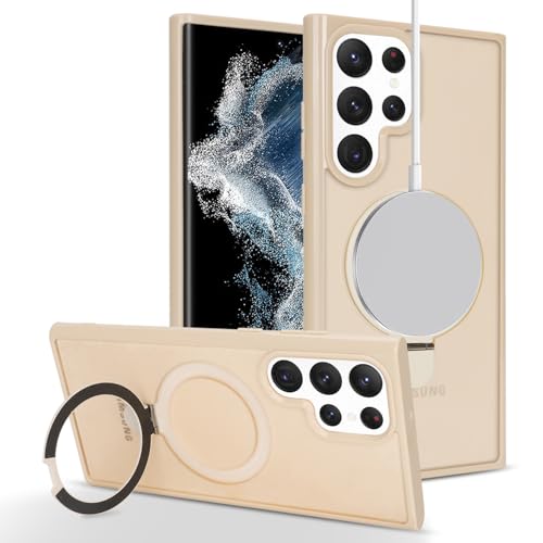 Coque antichoc Samsung S22 Ultra avec support aimanté pour protéger votre mobile