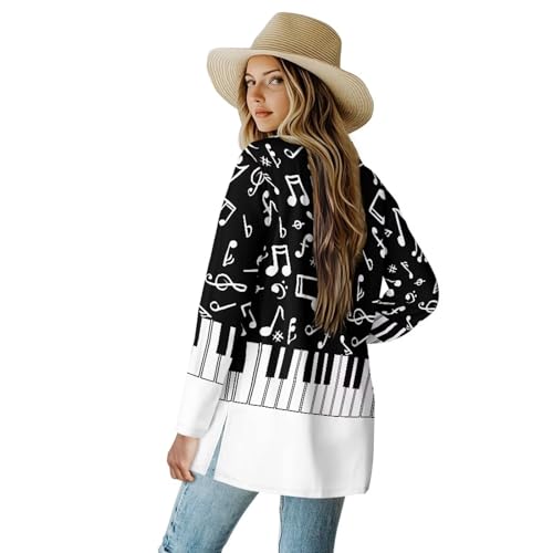 Image of Womens Open Fron Cardigan Sweaters Long Sleeve Tops Daily Coats