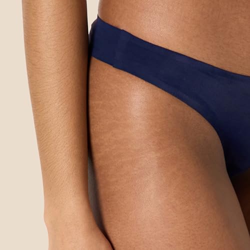 Image of Amazon Essentials Women's Seamless Breathable Thong Underwear, Bonded Stretch, Pack of 4