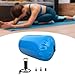 Aymzbd Inflatable Gymnastics Mat, Inflatable Tumbling Mat Lightweight Air Roller Gymnastics Barrel for Cheerleading Outdoor Home Use, Blue