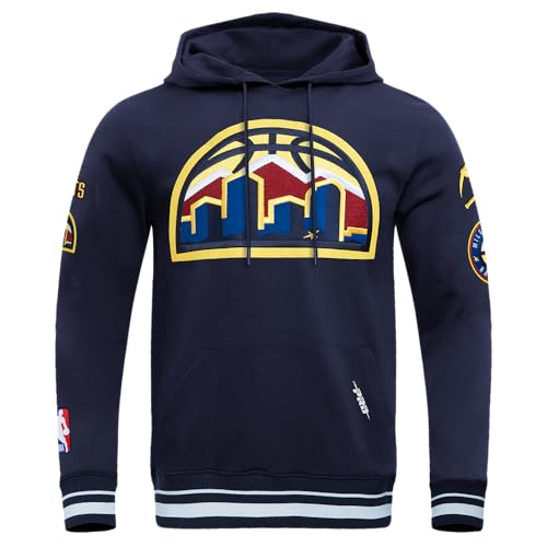 Image of Pro Standard Mens NBA Retro Classics Brushed Back French Terry Pull Over Hoodie