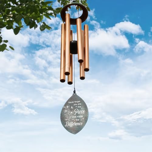 Image of ASTARIN Personalized Happy Retirement Gift, Retirement Wind Chimes for Women Men, 35 inch Large Deep Tone Wind Chime Retire Gifts for Teacher Co-Workers Boss Husband Friends Parents