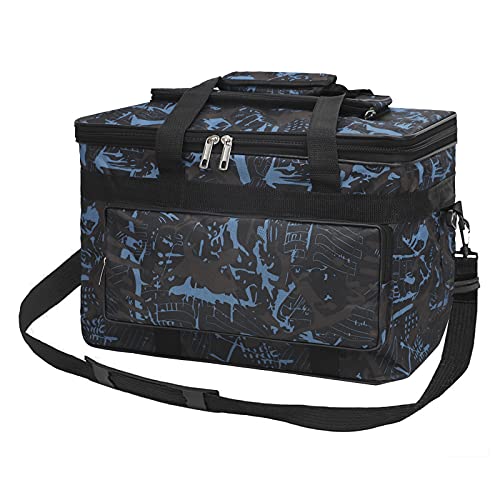 Image of Large Capacity Art Supply Storage Bag with Straps, Waterproof Art Craft Drawing Supplies Storage Tote Bag Portable Travel Craft Bag, Handle Carrier Bag for Craft Tool Sewing, Paper, Art, Desk, Canvas