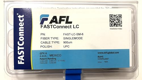 Connecteurs fibre optique LC monomode pour câbler et réparer les réseaux LAN