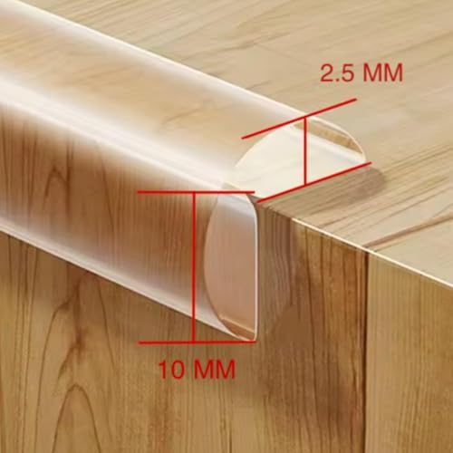 Image of SPIREX Silicone Edge Protector Strip for Furniture | Baby Proofing Edge & Corner Guard | Child Safety Cushion for Sharp Corners | Soft Durable Edge Tape - 3 Meter