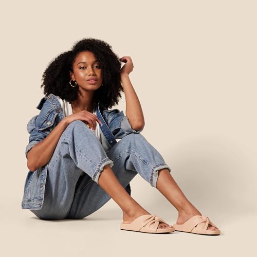 Image of Amazon Essentials Women's Twist Slide Sandal, Slip On, Summer