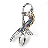 Aviboo Stainless Steel Handmade Bird Key Chain - Key Rings Car Key Chains for Father Dad, Men, Women