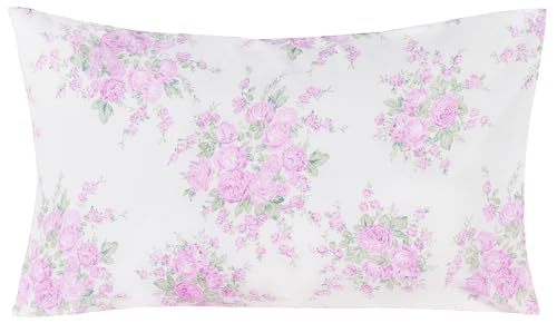 Image of Scientific Sleep Pink Rose Bright Floral Plant Flower 100% Cotton 3 Pcs Twin Bed Sheet Set Kids Toddler Teen, Flat Sheet & Fitted Sheet & Pillowcase Kids Bedding Set Twin