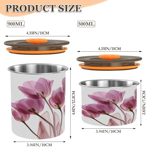 Envase hermético de acero inoxidable para café 500ml miniatura 2