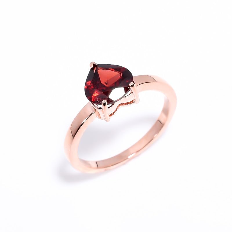 Bague avec pierres précieuses de guérison en argent 925