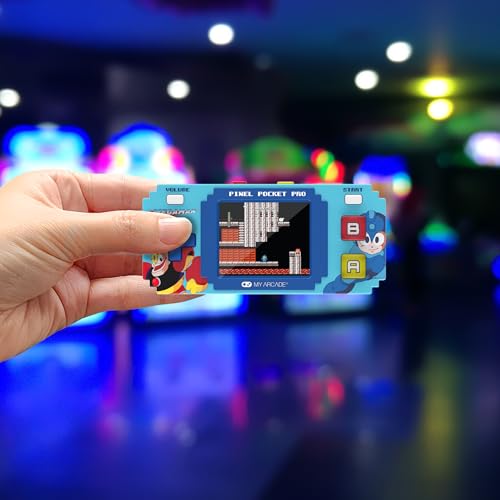 Image of My Arcade Mega Man Pixel Pocket Pro: Mega Man Video Game, Portable Keychain Arcade, Capcom