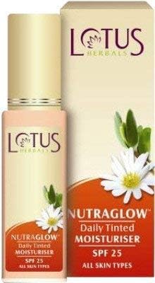 Lotus Herbals Nutraglow Daily Tinted Moisturiser SPF 25 - Fresh Ivory T2 (50 ML)