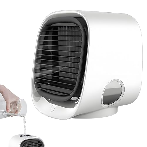 Aira Breeze LuftküHler,USB-Betriebener Luftkühler,Klimaanlage Mobil,Air Breeze Klimaanlage,Tragbarer KüHlventilator füR Haus,Luftkühler mit...