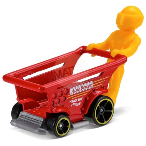 Hot Wheels 2017 HW Ride-Ons Aisle Driver Rojo miniatura 1