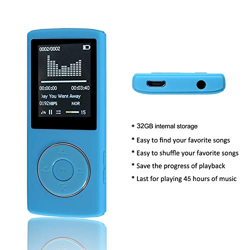 HccToo, lettore musicale portatile MP3, 32 GB, 45