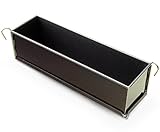 Gobel Terrine Mold, Black, Modern/Minimalist, 3' x 3' Rectangular, 12' Long, Non-Stick, Oven & Dishwasher Safe