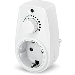 Regulador Potencia Ventilador Enchufe intermedio con regulador de intensidad giratorio 230 V