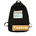 ZZMGDAM Nom personnalisé Chaise légère for Sac à Dos Randonnée Randonnée Sac à Dos Daypack Hommes Sac à Dos Canvas (Color : Black, Size : One Size)