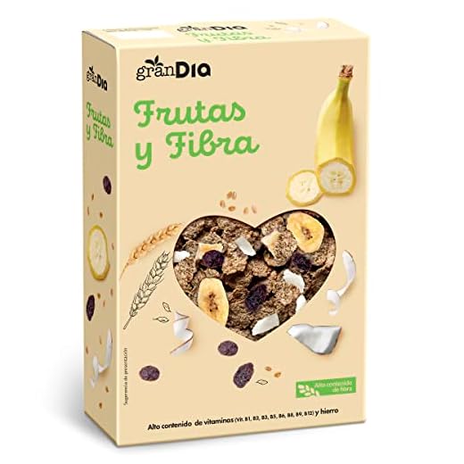 DIA GRANDIA cereales fruta y fibra paquete 500 gr