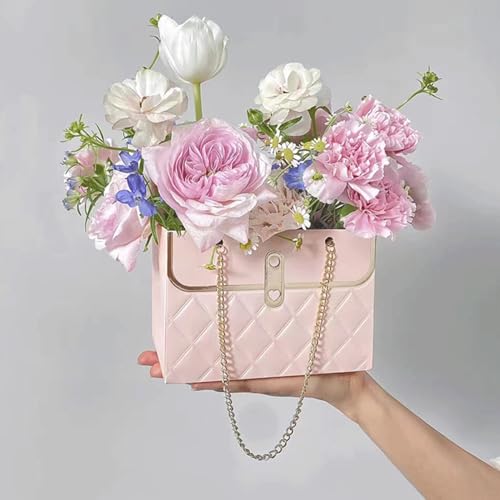 Boîte à fleurs rectangulaire pour transporter vos bouquets sans chute - 4