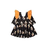 Monica + Andy Girls オーガニック レッツダンスドレス, ディズニーコスチュームパレード, 5T