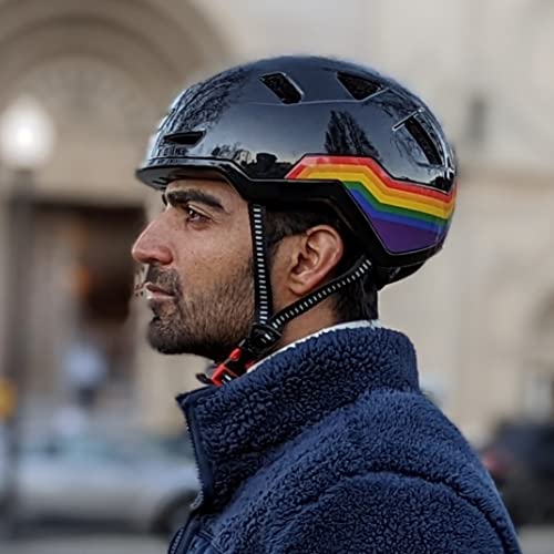 Image of XNITO Bike Helmet with LED Lights - Urban Bicycle Helmet for Adults, Men & Women - CPSC & NTA-8776 Dual Certified - Class 3 E-Bikes, Scooters, Onewheel, Commuter, Mountain