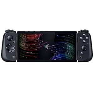 Razer Edge – Android-Gaming-Handheld mit Kishi V2 Pro Controller (Snapdragon G3X Gen1, 6,8 Zoll großer AMOLED FHD+ Touchscreen mit 144Hz, HyperSense-Haptik, PC, Xbox und Cloud-Gaming) Schwarz