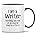 WRT001 - White Mug with Black Handle and Inner
