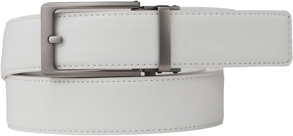 Ratchet Belts for Men, Genuine Leather Dress Belt, Adjustable Comfort Click Buckle2