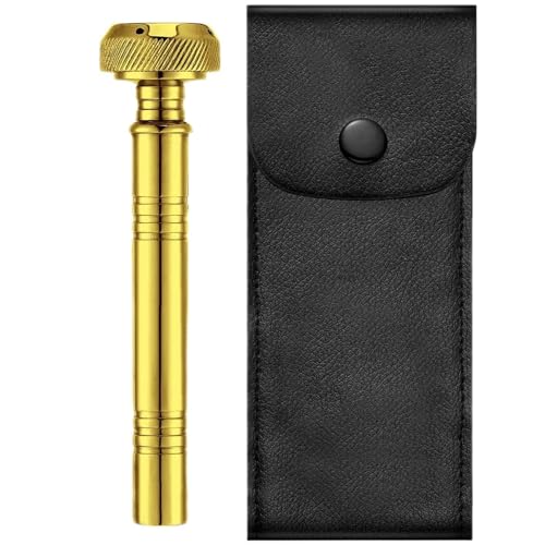 Holy Water Sprinkler | Portable Aspergillum Tool Liquid Dispenser | Small Copper Religious Holys Water Pot With Storage Bag For 