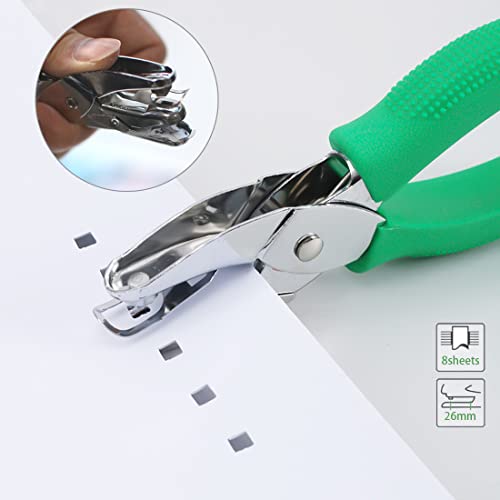 1/6 Inch Square Hole Punch For Handmade Diy Craft Paper, Perfect For Home, Office, Back To School Supplies #TOP2