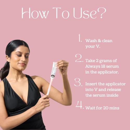 Image of Exposed Always-18 Intimate Serum For Women | Revitalizing, Hydrating & Soothing Formula for Intimate Area | pH Balanced, Paraben & Sulphate Free | 35 gm