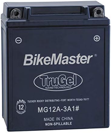 BikeMaster TruGel Battery MG12A-3A1 for BMW F650 1993-2014