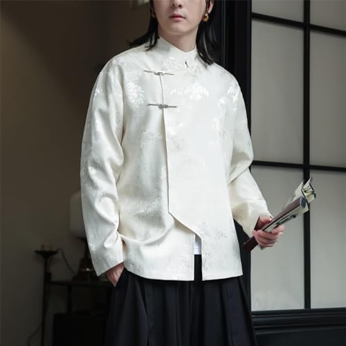 Seidarise Men Hanfu Chinese Traditional Clothes Kung Fu Shirt Long Sleeved Coat2