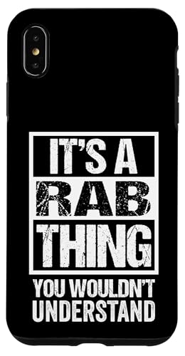 It's A Rab Thing You Wouldn't Understand First Name Nickname �X�}�z�P�[�X iPhone XS Max �p