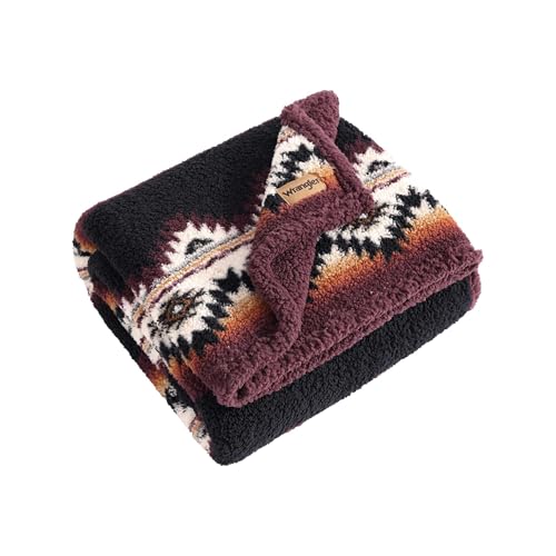 Couverture lit et canapé marron surdimensionnée douce avec doublure Sherpa - 3