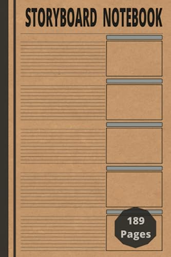 Storyboard Notebook: Unleash Your Creative Vision with the Storyboard Notebook 16:9 - The Ultimate Tool for Idea Sketching and Conceptualization!