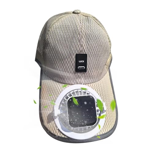 Solar fan casquette de baseball ventilateur solaire réglable anti-UV pour le sport