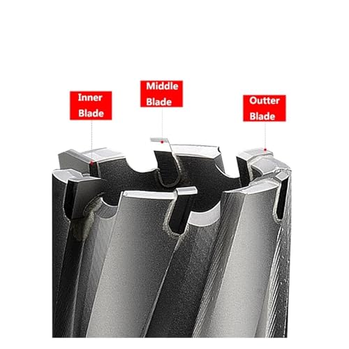 Foret annulaire queue Weldon 26x50 mm pour alliage dur - 3